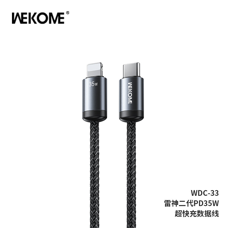 WEKOME WDC-33 Fast Charging Data Cable PD35W Type C to IOS WEKOME WDC-33 Fast Charging Data Cable PD35W Type C to IOS
